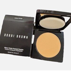 Bobbi Brown Sheer Finish Pressed Powder Golden ORANGE .35oz/10g NIB